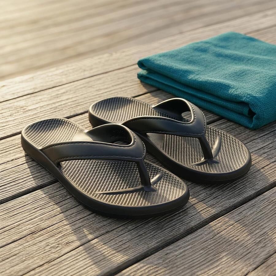 Comfortabele Slippers voor en Zomer Sandalen met Antislip Zool en Tussenruimte voor de Tenen Ideaal voor Strand en Zwembad