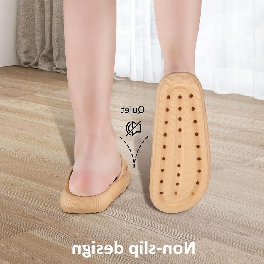 Comfortabele slippers voor en luchtige open teen sandalen antislip rubberen slippers voor de zomer