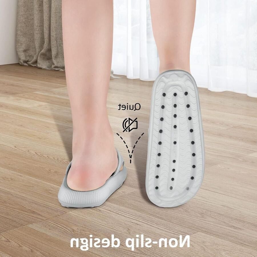 Comfortabele slippers voor en luchtige open teen sandalen antislip rubberen slippers voor de zomer