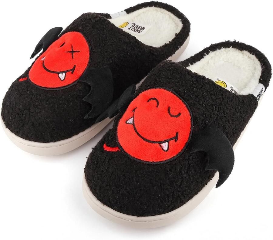Comfortabele Smiley Huissloffen voor en Warme Binnenpantoffels