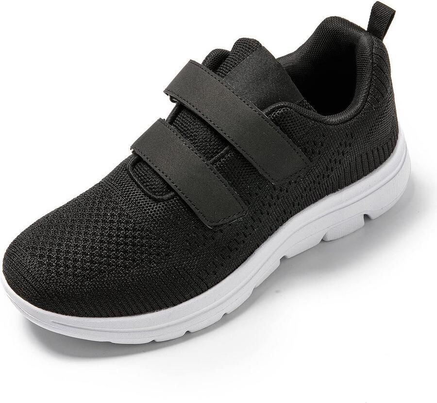 Comfortabele Sneakers met Klittenband voor en Ade d en Casual Sportschoenen