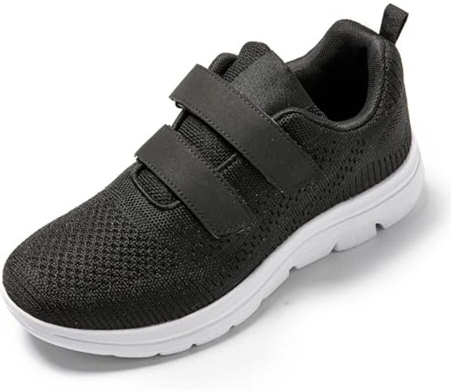 Comfortabele Sneakers met Klittenband voor en Casual Sportschoenen voor Gymnastiek Tennis en Fitness
