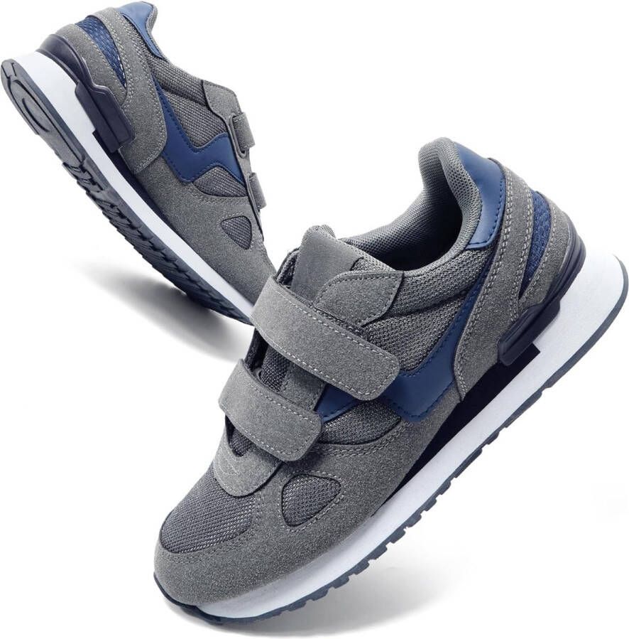 Comfortabele Sneakers voor Dames met Klittenband Casual Sportschoenen voor Gymnastiek Tennis en Fitness