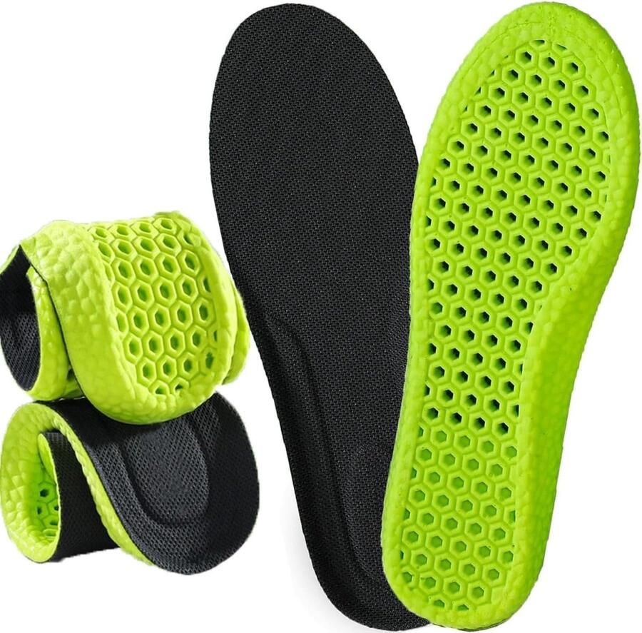 Comfortabele sport-inlegzolen voor schokdemping ade d en zacht ideaal voor sneakers en vrijetijdsschoenen optimale ondersteuning en demping