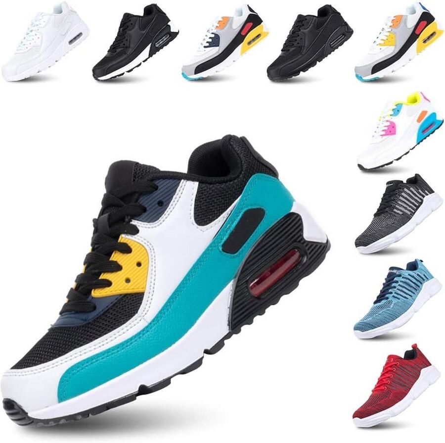 Comfortabele Sportschoenen voor en Lichtgewicht Sneakers voor Hardlopen en Fitness