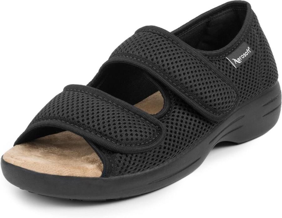 Comfortabele Stretch Sandalen met drukontlasting voor Gevoelige Voeten