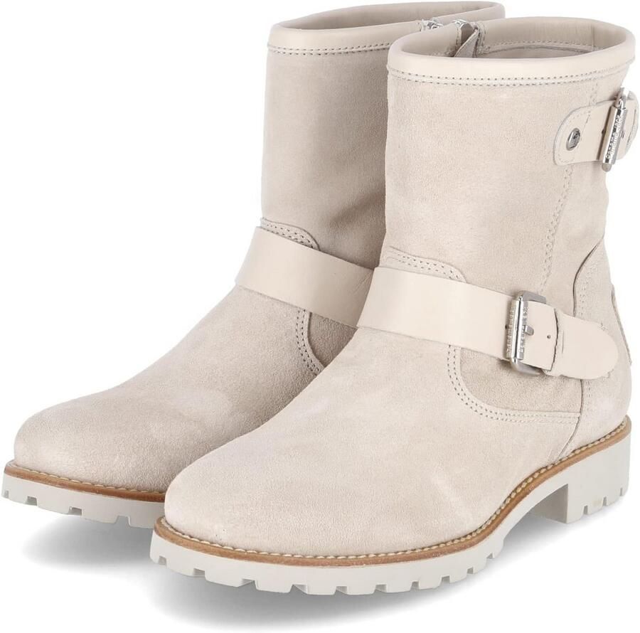 Comfortabele Suède Enkellaarzen voor Dames met Rits en Gesp