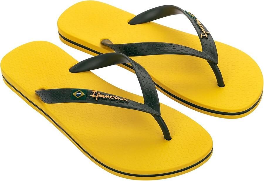 Comfortabele Teenslippers Heren Geel Groen Strand Zomer