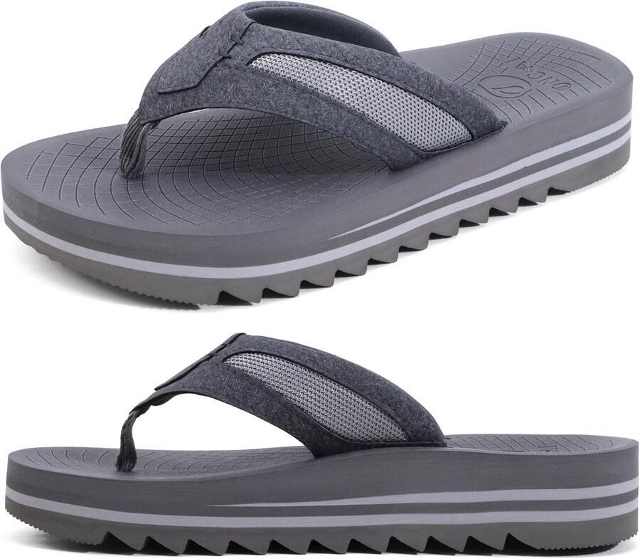 Comfortabele Teenslippers Heren met Kussen en Boogsteun voor Zomer en Wandelen