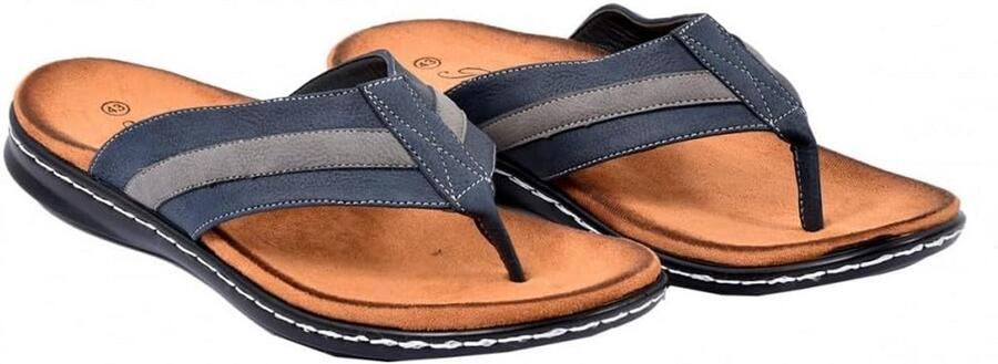 Comfortabele Teenslippers Heren met Memory Foam Zool Lichte Zomerslippers