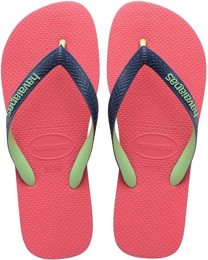 Comfortabele Teenslippers met Braziliaanse Print voor en