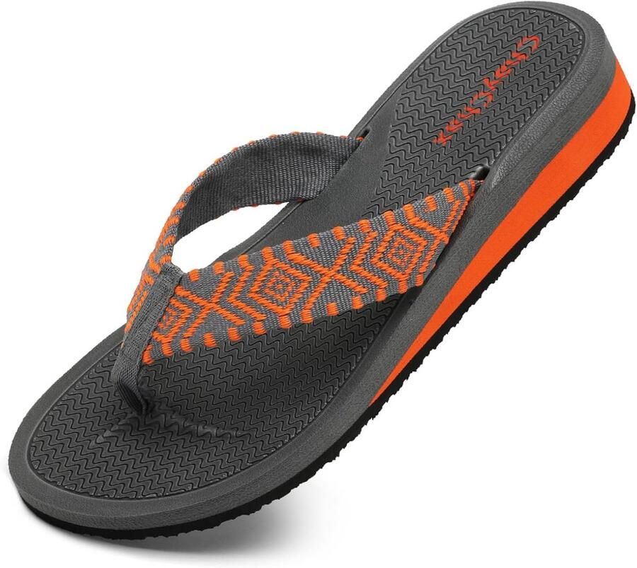 Comfortabele Teenslippers met Dikke Hak voor Dames Lichtgewicht Zomersandalen
