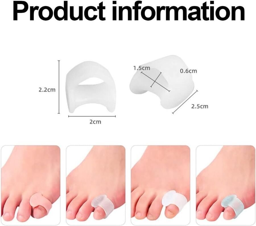 Comfortabele teenslippers met teenbescherming en kleine hamerhandvatten voor drukverlichting Verkrijgbaar in 4 kleuren