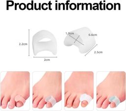 Comfortabele teenslippers met teenbescherming en drukverlichting 4 kleuren beschikbaar