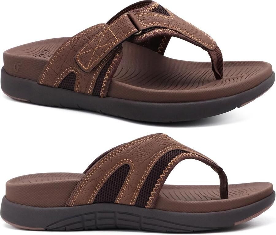 Comfortabele Teenslippers voor Heren met Stevige Voetboogondersteuning