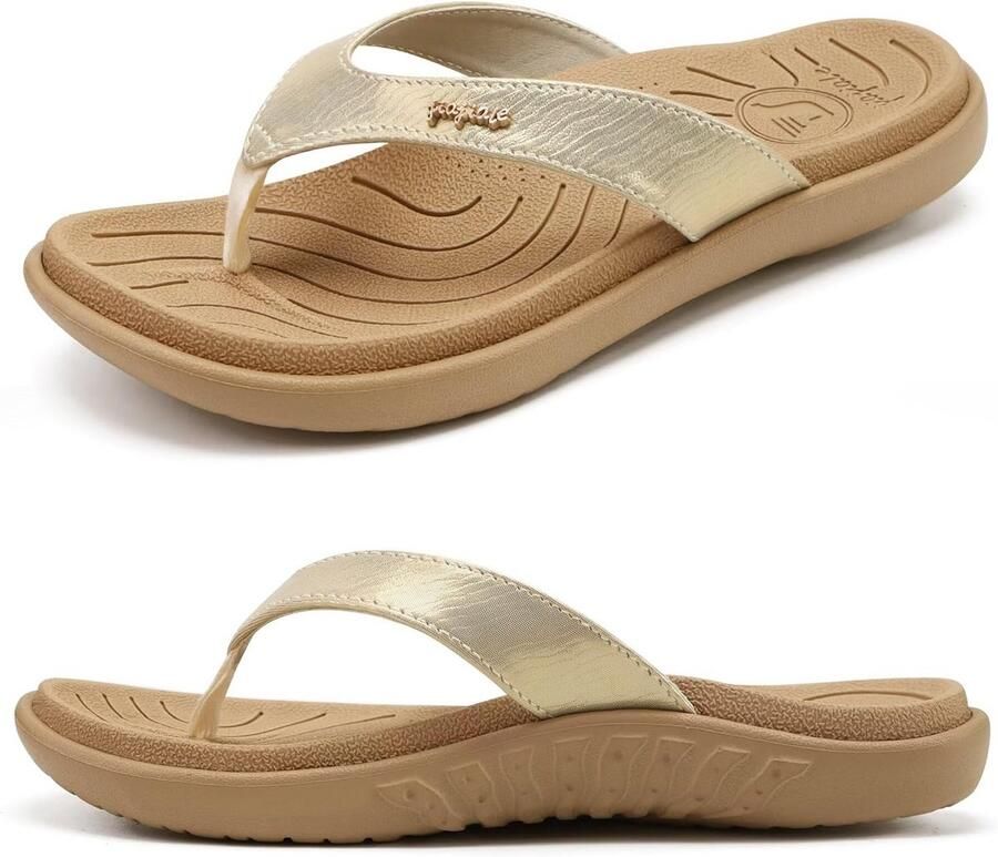 Modieuze Orthopedische Dames Teenslippers Comfortabele Leren Badslippers voor Zomer