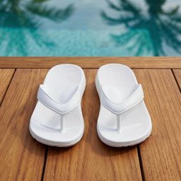 Comfortabele Non-Slip Slippers voor Zomer Flat Beach Pool Sandalen met Tussentoe en Zachte EVA Zool voor en