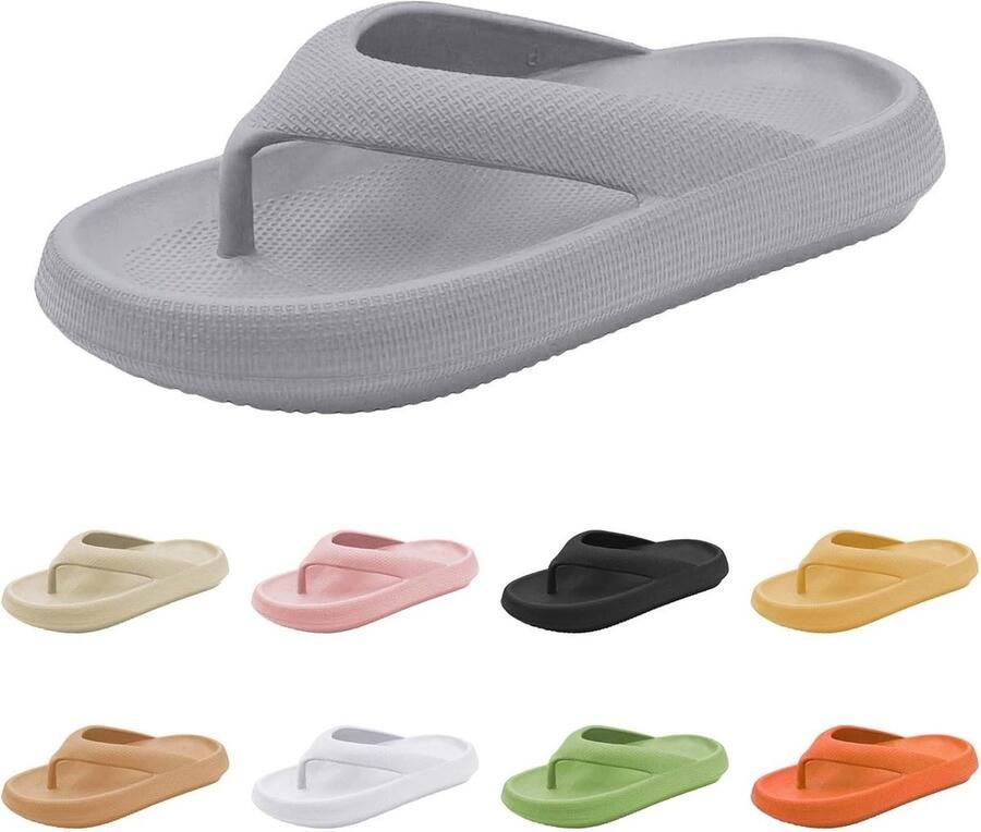 Comfortabele Uniseks Badslippers met Dikke Antislip Zool