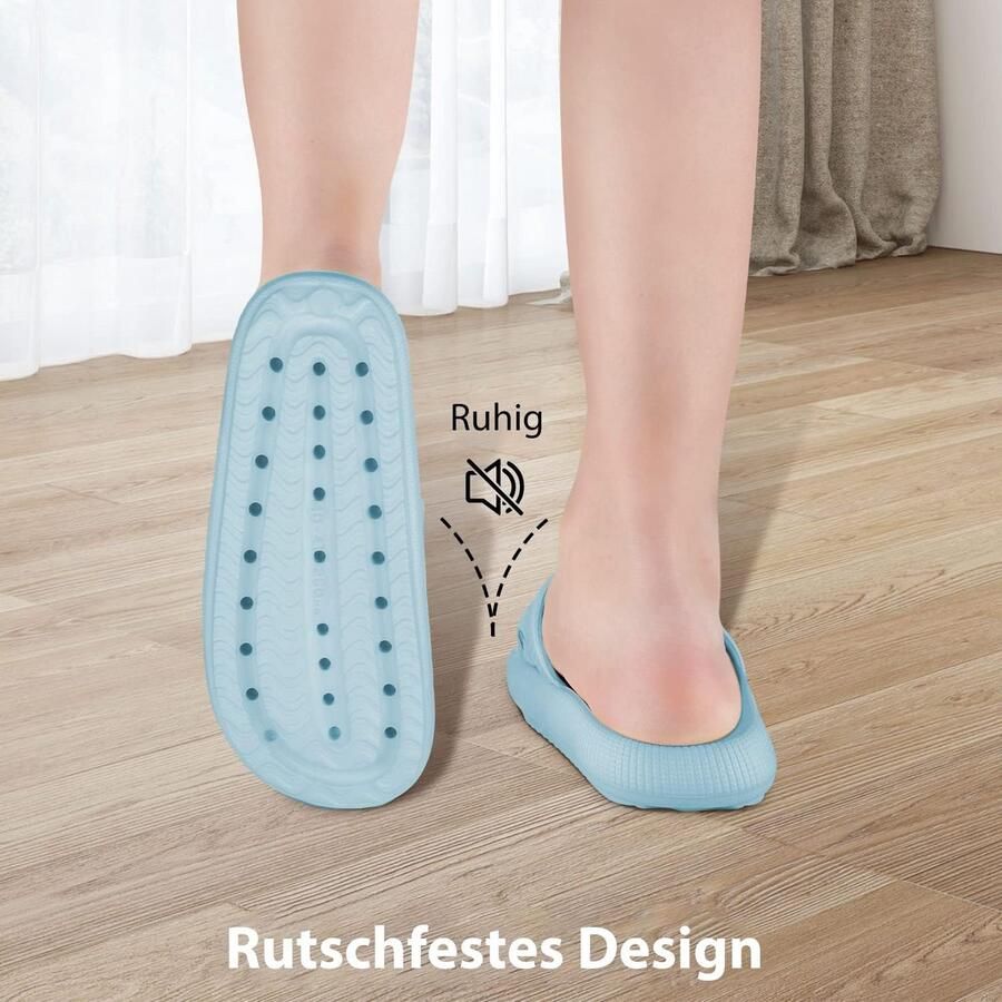 Comfortabele uniseks slippers met antislip rubberen zool zachte ade de bad- en tuinschoenen met open teen voor zomer en buiten gebruik