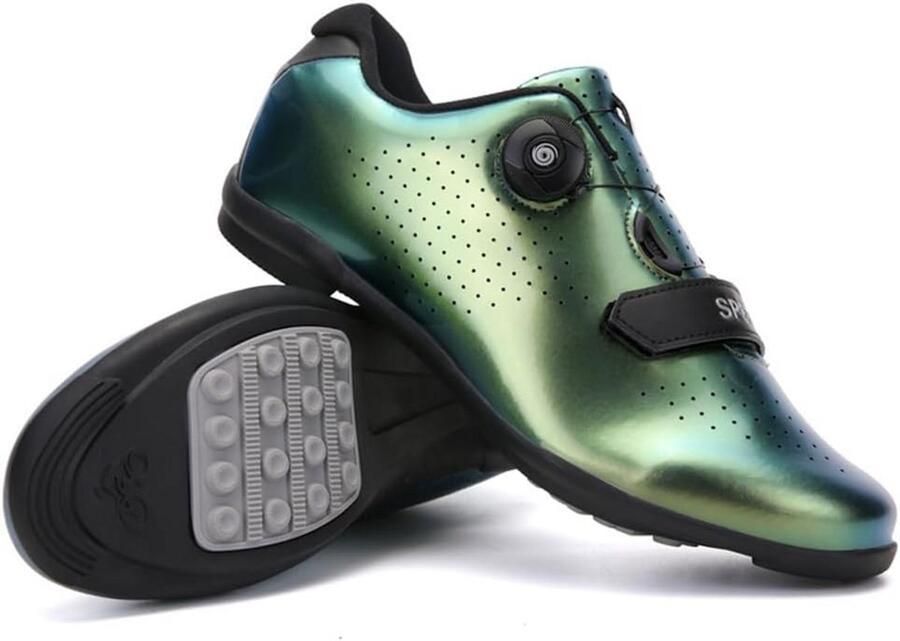 Comfortabele Unisex Fietsschoenen met Antislip Rubberen Zool voor Binnen en Buiten