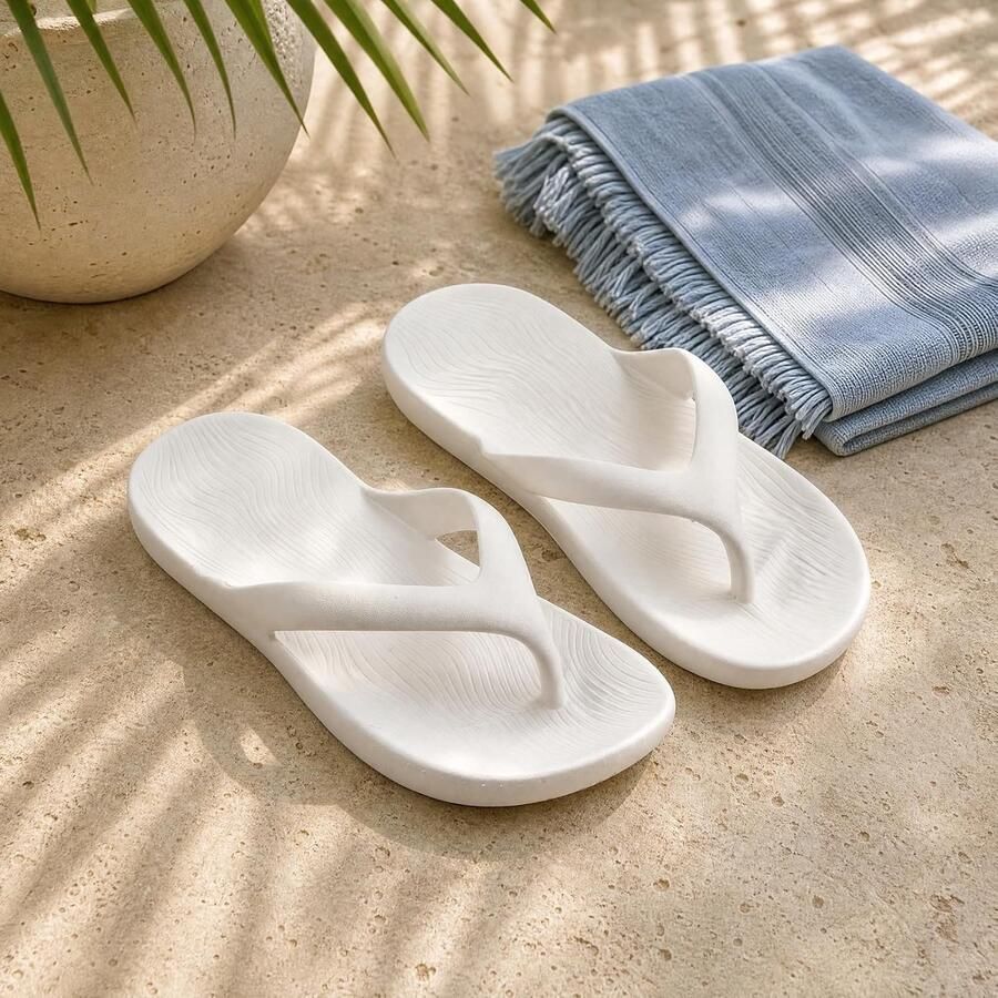 Comfortabele unisex flip flops voor strand en zwembad niet-slip open schoenen voor de zomer modieuze slippers