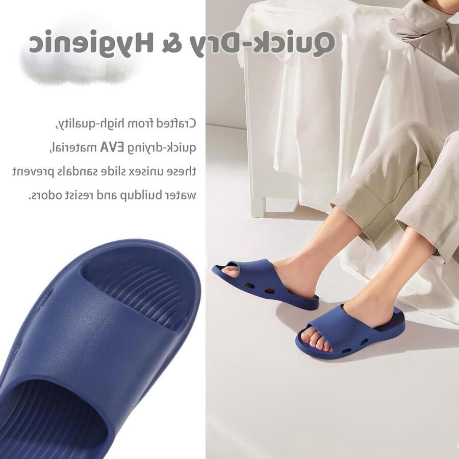 Comfortabele unisex slippers voor en antislip open teen perfect voor strand en zwembad