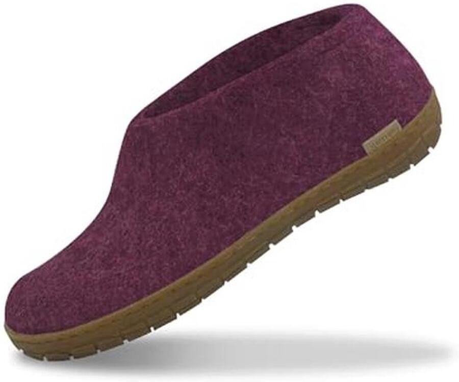 Comfortabele Unisex Wollen Pantoffels met Rubberen Zool voor Binnen en Buiten