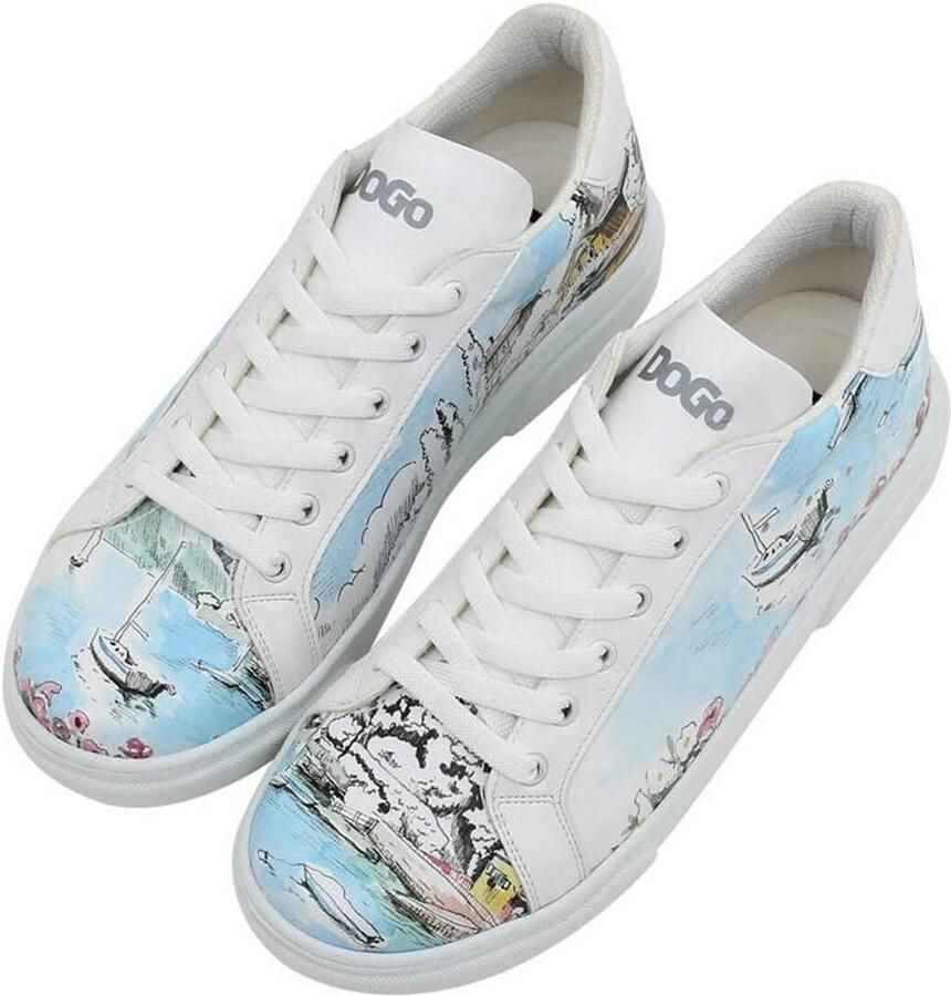 Comfortabele Vegan Dames Sneakers met Unieke Prints