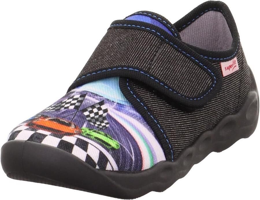 Comfortabele Vegan Jongens Muiltjes met Speelse Print Ideaal voor Binnen