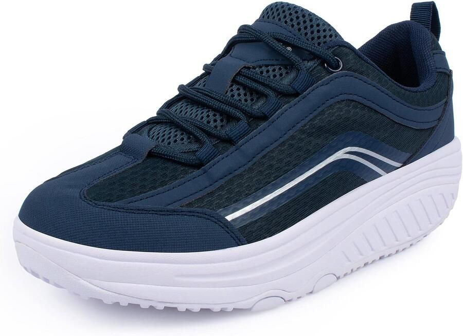 Comfortabele Veterschoenen met Traagschuim Voetbed voor en