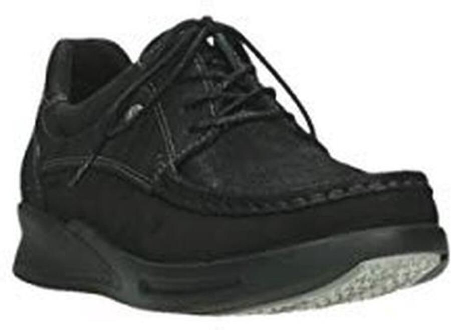 Comfortabele Veterschoenen voor Dames Stretch en Nubuck