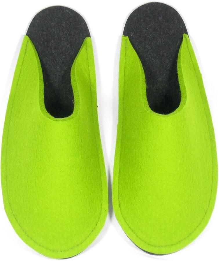Comfortabele vilten gastenpantoffels opvouwbare sloffen in verschillende maten en kleuren