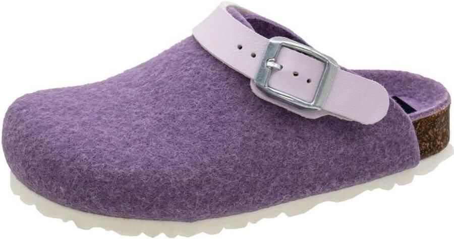 Comfortabele Vilten Jongens Pantoffels met Verstelbare Gesp Makkelijk aan en uit