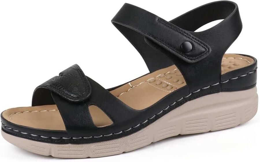 Comfortabele wandelsandalen voor dames orthesandalen met ondersteuning van de voetboog - Foto 1