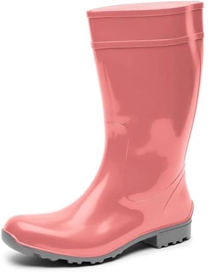 Comfortabele Waterdichte Rubberen Regenlaarzen voor Dames Perfect voor Tuin Wandelen en Outdoor Activiteiten
