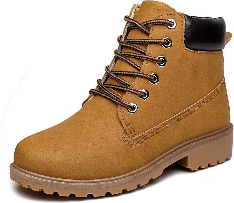 Comfortabele Waterdichte Werklaarzen voor Dames Outdoor Lace Up Enkelhoge Laarzen