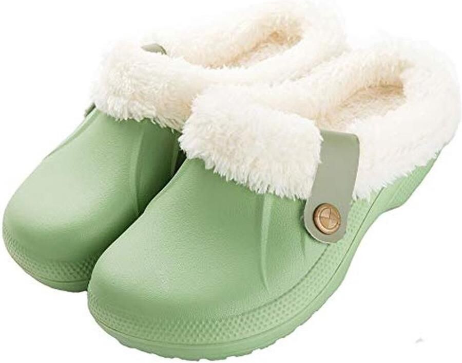 Comfortabele Waterdichte Winterclogs voor en Warme Pluche Tuinschoenen