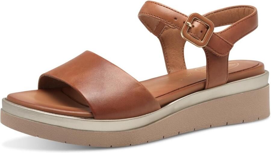 Comfortabele Wedge Sandaal Dames met Extra Brede Pasvorm