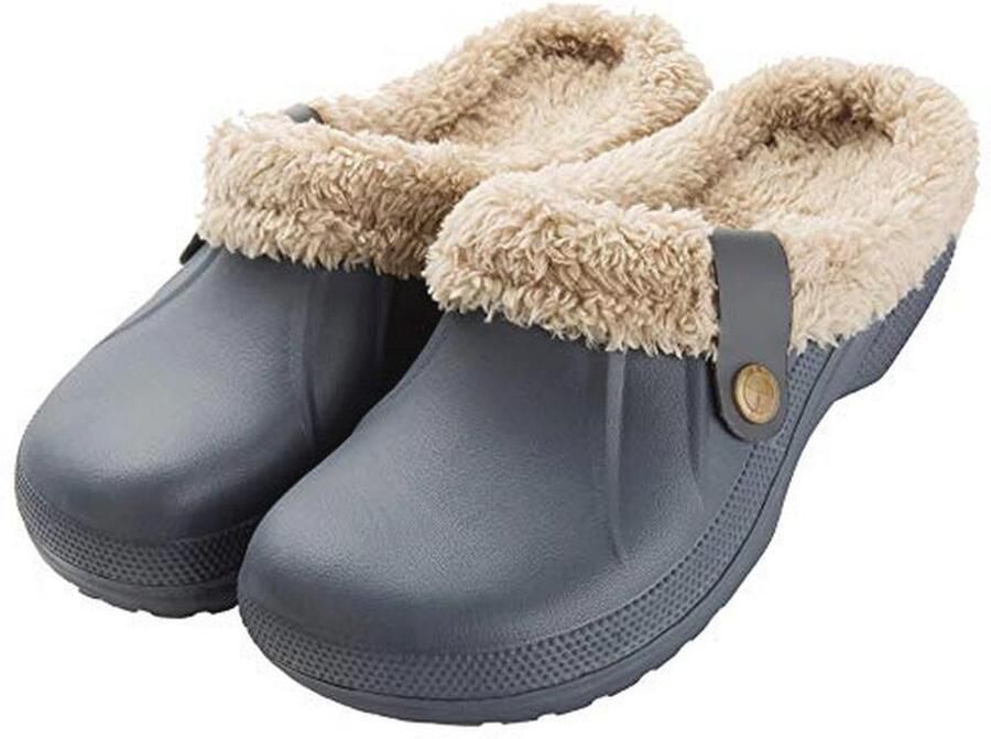 Comfortabele Winterclogs voor en Warme Waterdichte en Slipvaste Pantoffels