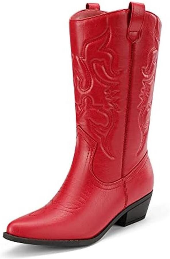 Comfortabele winterlaarzen voor dames Waterdichte cowboylaarzen voor feest en karakter