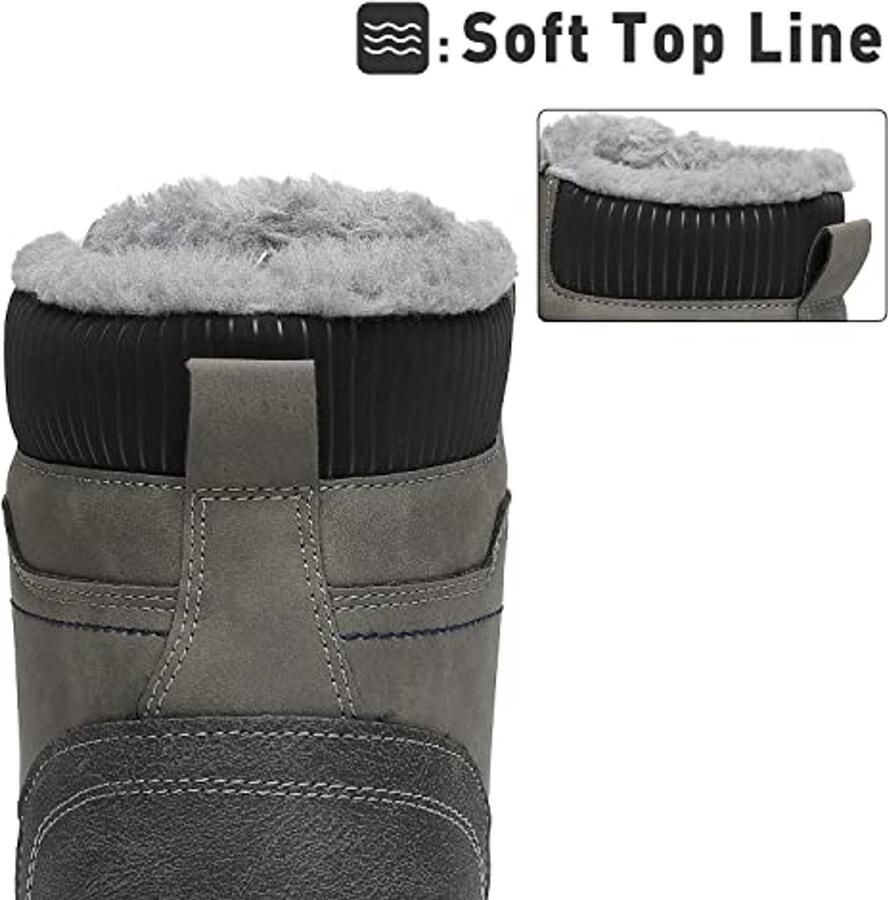 Comfortabele Winterschoenen voor en Antislip en Warm Gevoerd