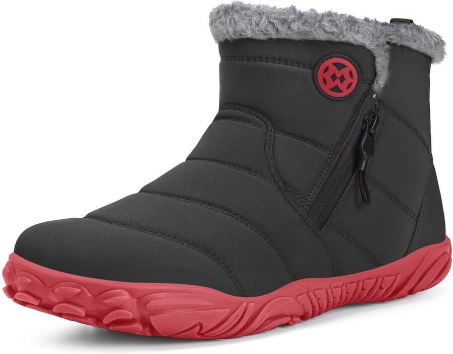 Comfortabele Winterschoenen voor Dames Warme Minimalistische Blotevoeten Sneeuwlaarzen