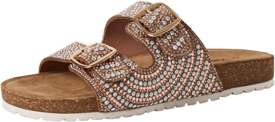 Comfortabele witte instapschoen voor dames met sierlijke details