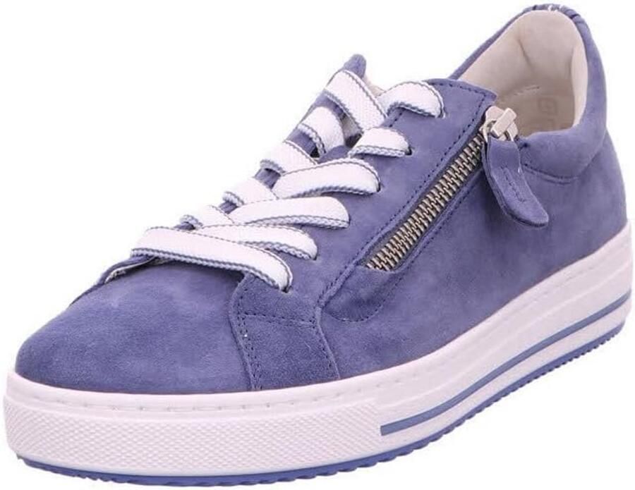 Comfortabele Dames Sneaker Wit Leer Zomer