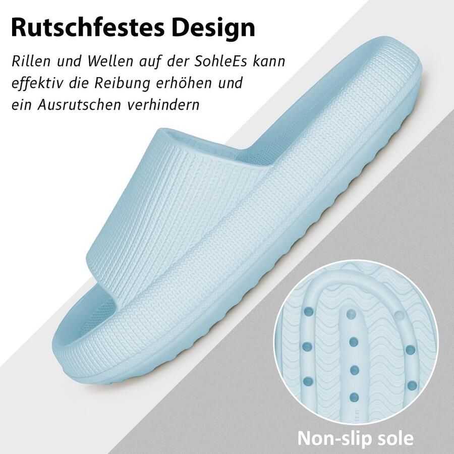 Comfortabele Wolken Slippers voor en Antislip Rubberen Sandalen