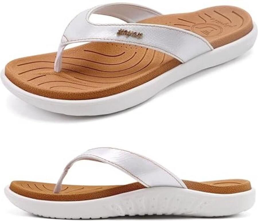 Comfortabele Zomer Flip Flops voor Dames Orthopedische Badslippers met Antislip Onderkant