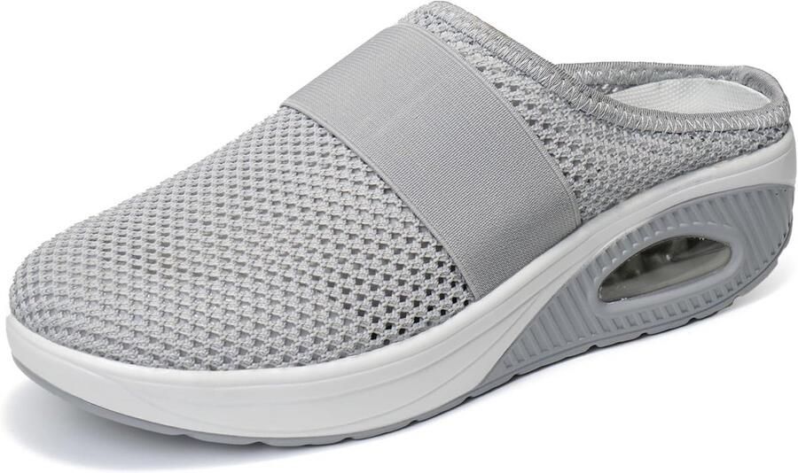 Comfortabele Zomer Sloffen Dames met Ademend Gaas Orthopedische Pantoffels voor Wandelen en Tuin