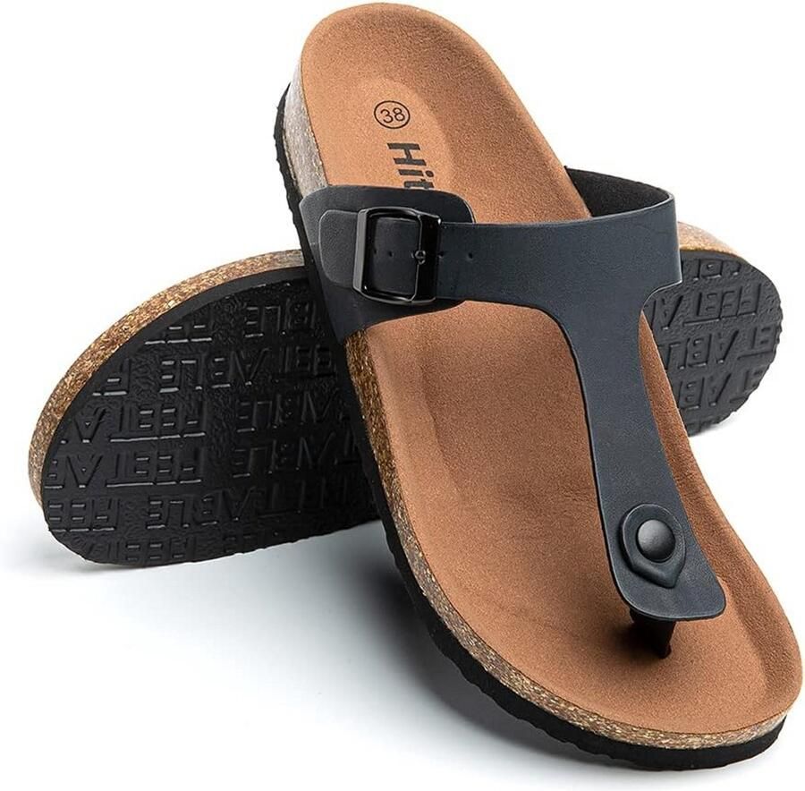 Comfortabele Zomersandalen Dames Platte Slippers met Bandjes en Open Teen