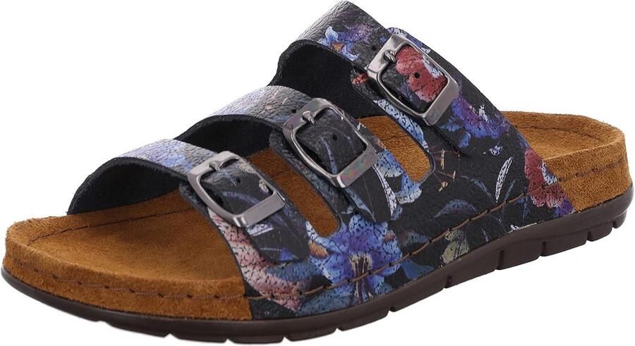 Comfortabele zomerse sandalen voor vrouwen met leren voetbed en verstelbare gespen