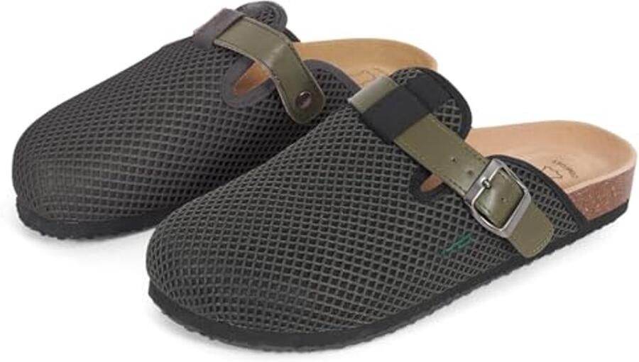 Comfortabele Zomerse Slippers voor Heren Lichtgewicht Huisslippers in Blauw Grijs en Bruin Elegante Teenslippers voor Thuis en Strand